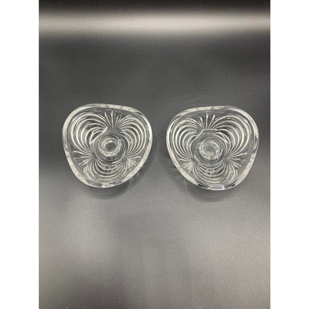 Crystal candle holders